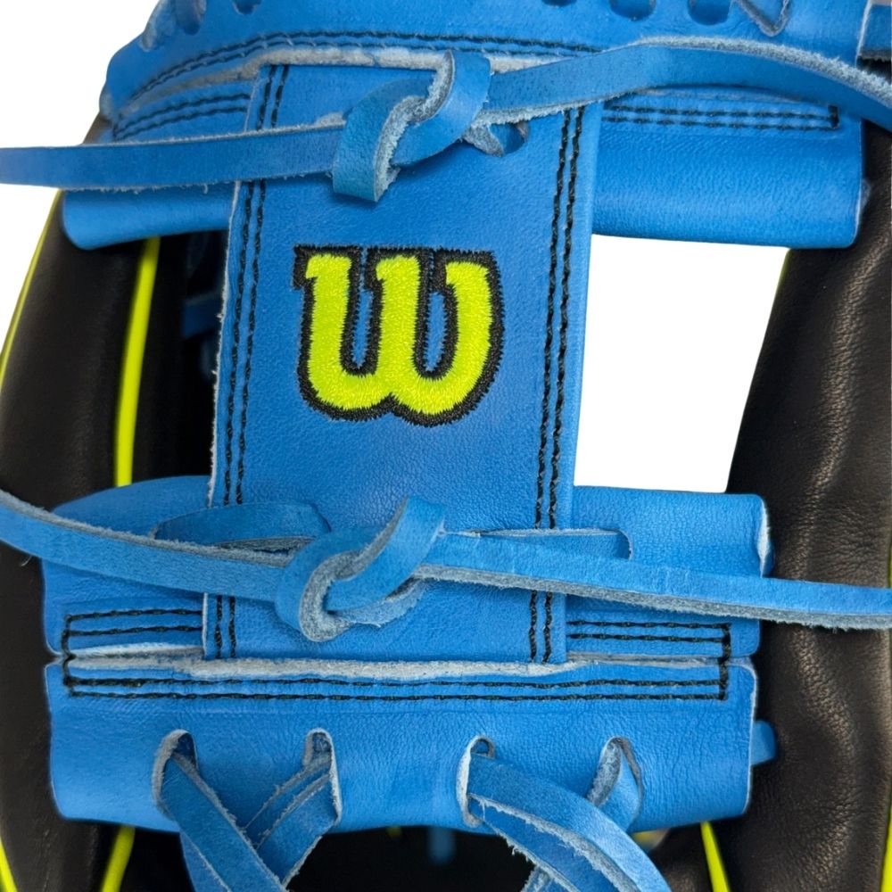 Wilson Custom Black and Autism Blue A2000 PF88 11.25” Infield Baseball Glove