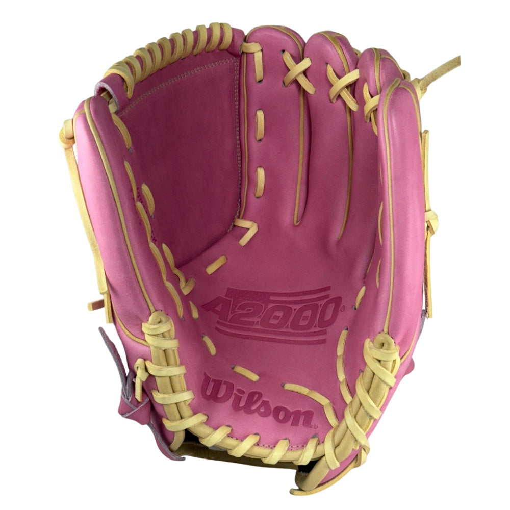 Wilson Custom A2000® B23 Pink and Blonde 12” Pitcher’s Baseball Glove