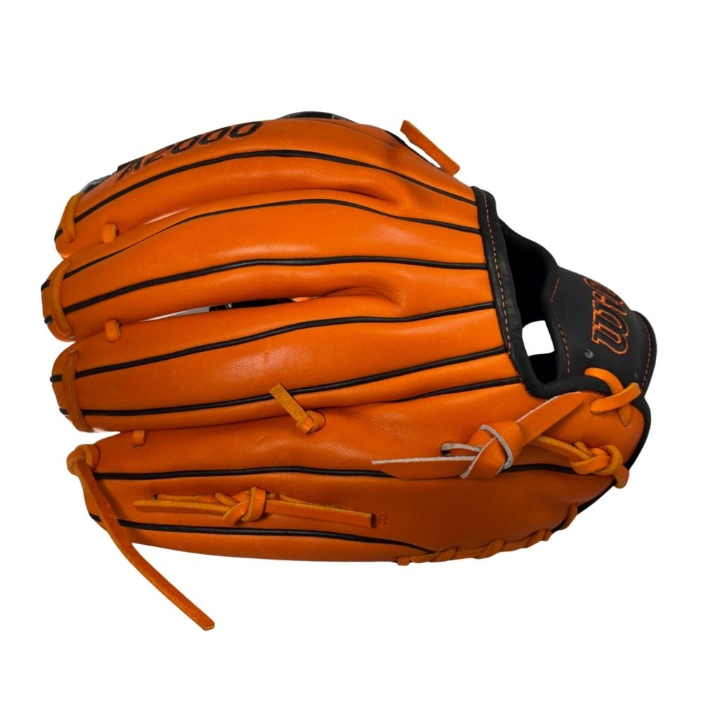 Wilson Custom A2000® B23 Orange and Black 12” Pitcher’s Baseball Glove