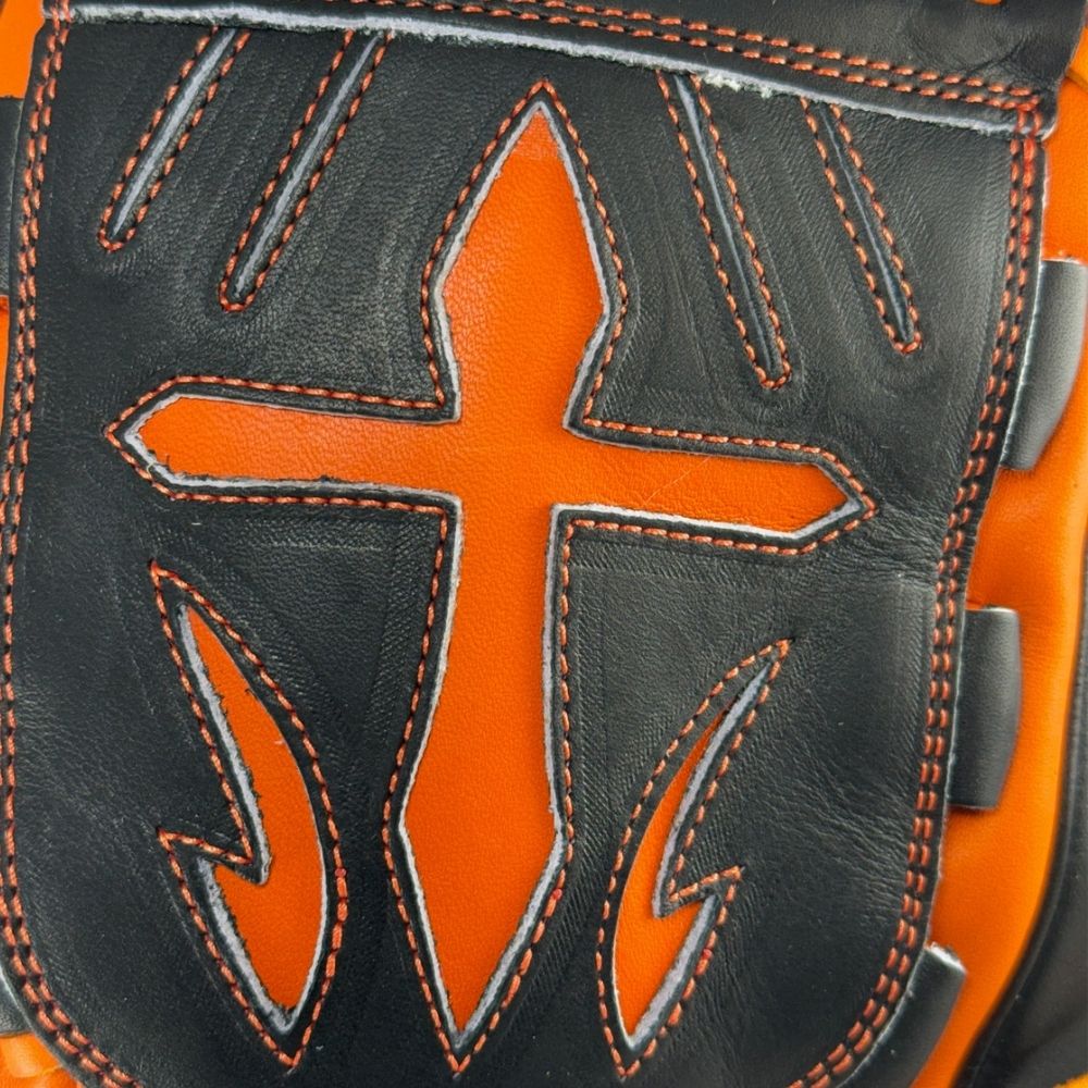 Wilson Custom A2000® B23 Orange and Black 12” Pitcher’s Baseball Glove