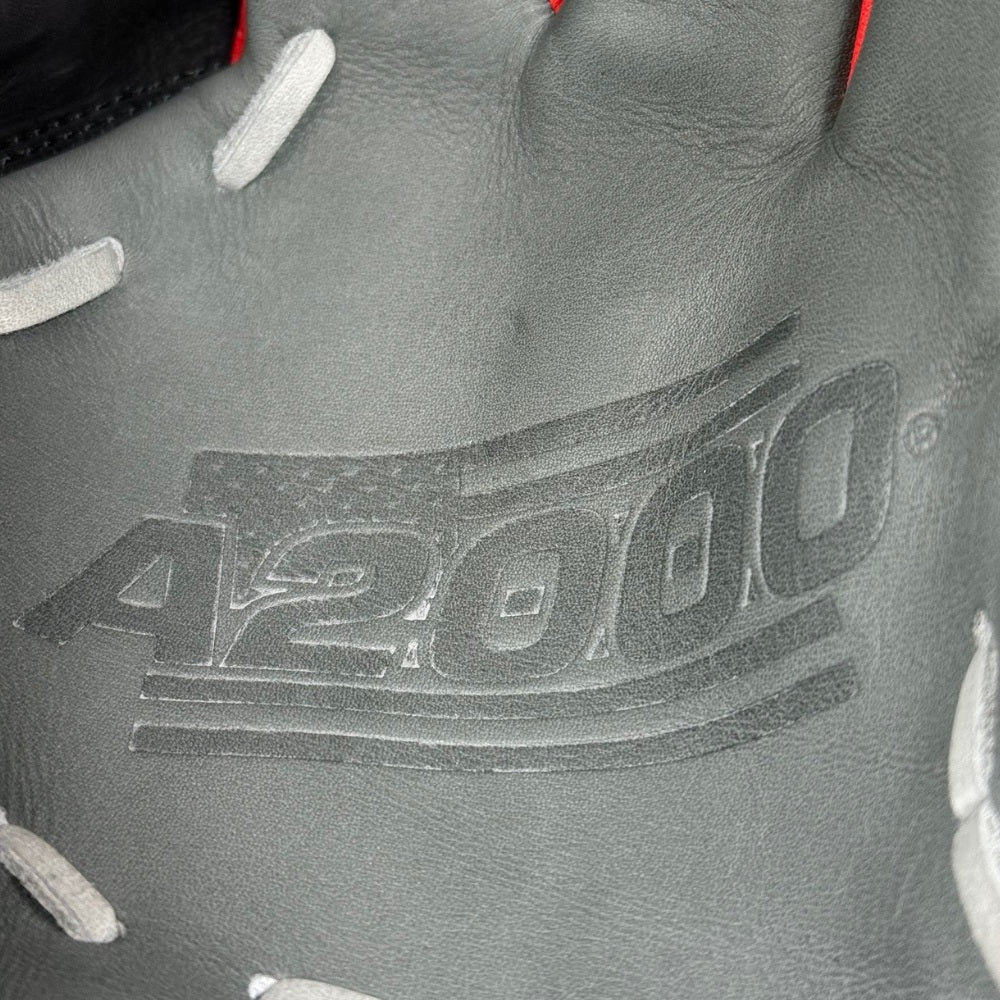 Wilson Custom A2000 1777 Black/Red/Gray 12.75" Outfield Glove