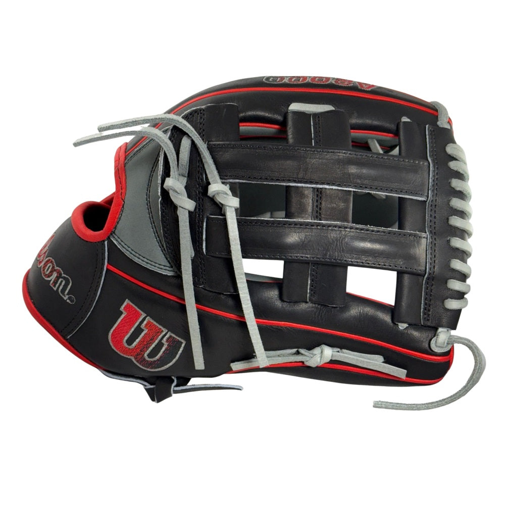 Wilson Custom A2000 1777 Black/Red/Gray 12.75" Outfield Glove
