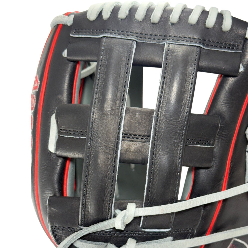 Wilson Custom A2000 1777 Black/Red/Gray 12.75" Outfield Glove