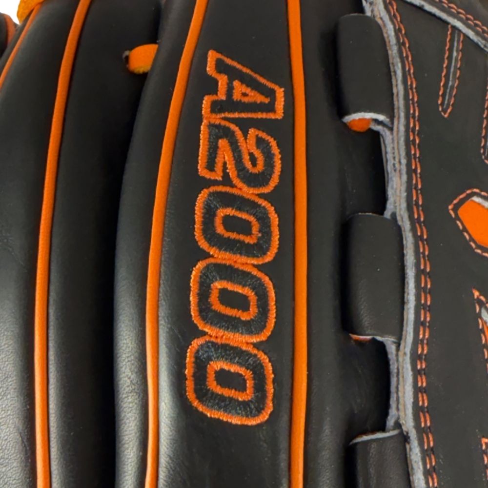 Wilson Custom A2000® B23 Black and Orange 12” Pitcher’s Baseball Glove