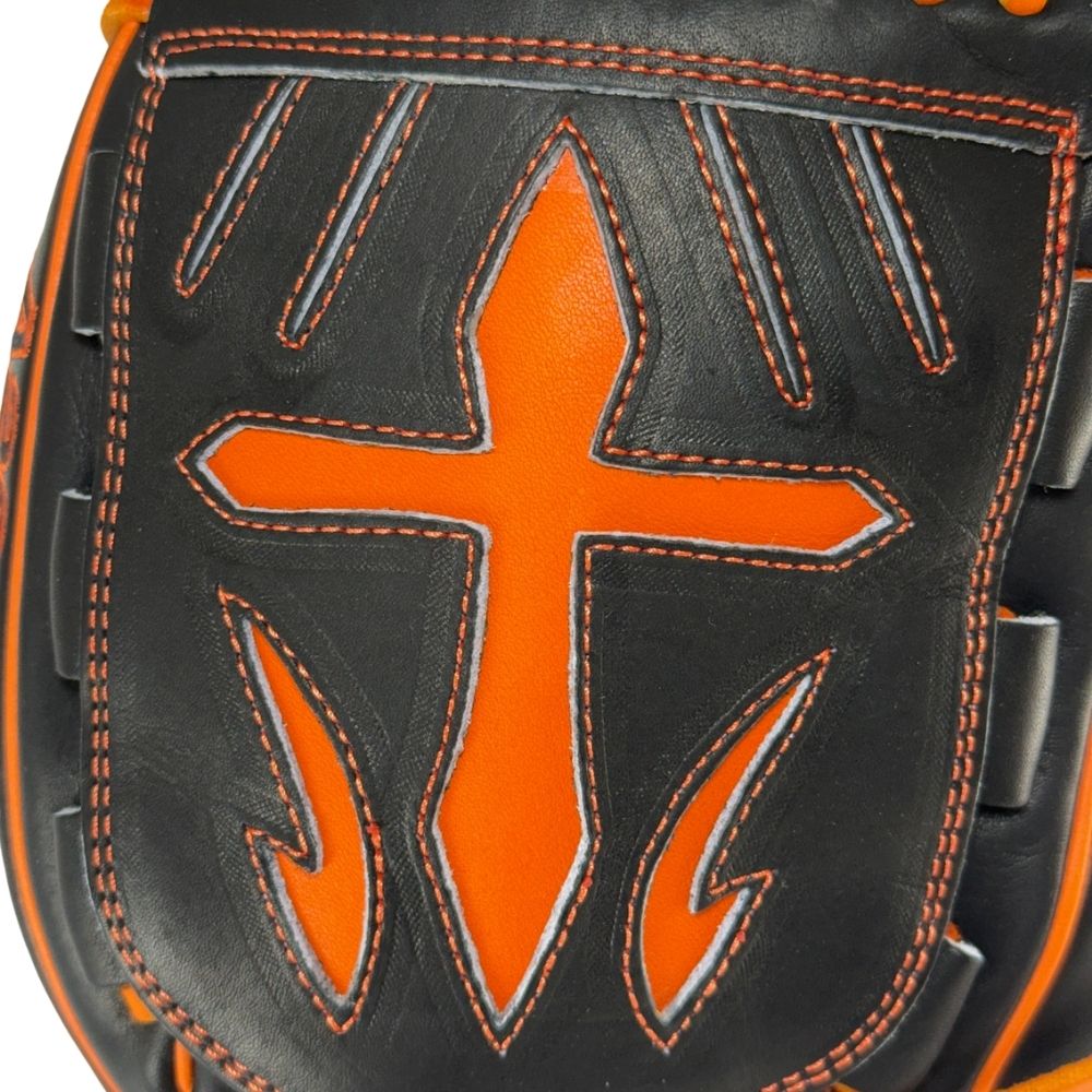 Wilson Custom A2000® B23 Black and Orange 12” Pitcher’s Baseball Glove