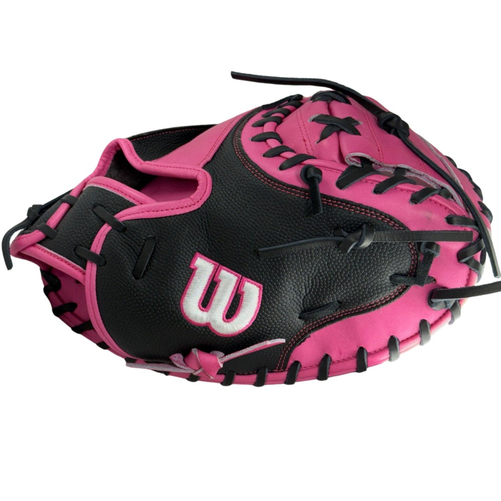 Wilson 軟式グローブ ピンク/黒 Wilson Custom Black and Pink A2000 M1SS 33.5” Baseball Catchers Mitt