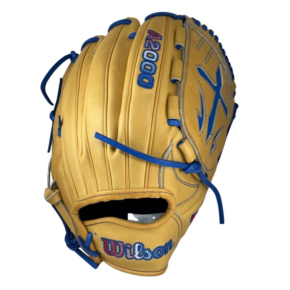 Wilson Custom A2000® B23 Vintage Tan and Royal 12” Pitcher’s Baseball Glove