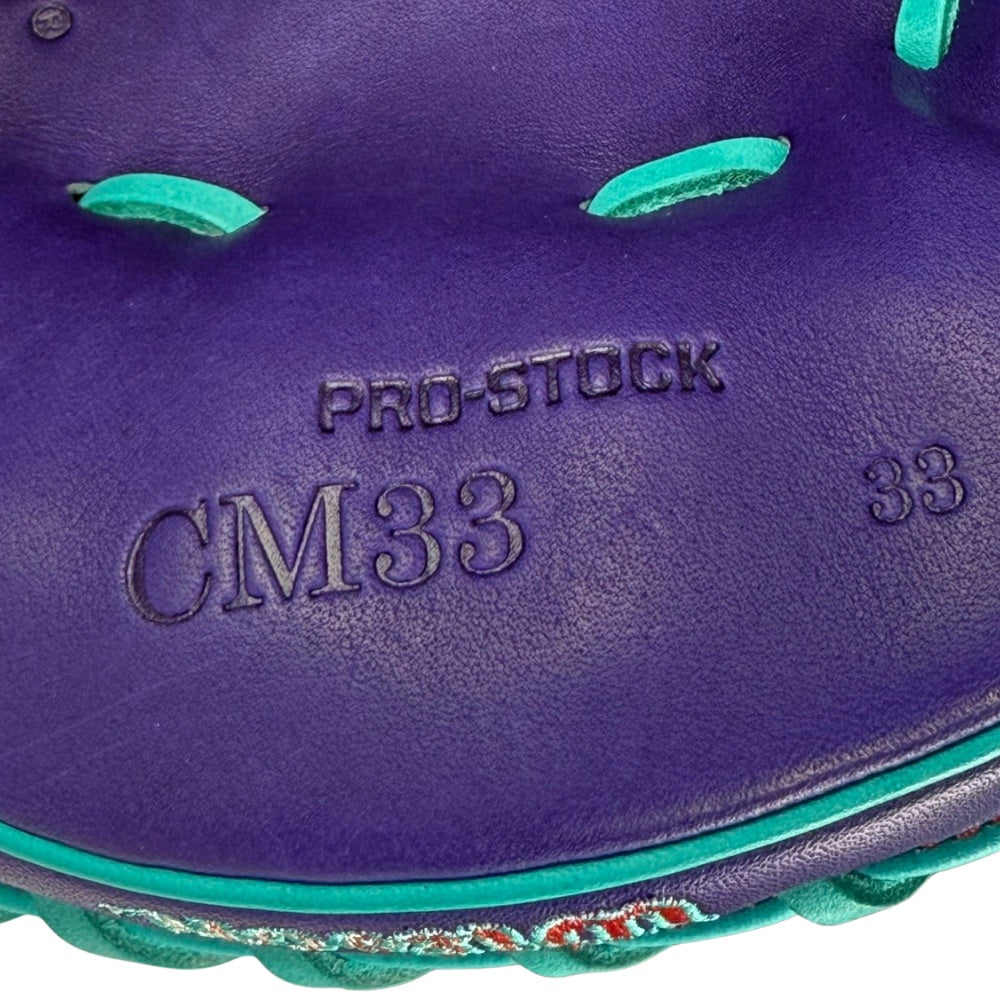 Wilson Custom A2000 Purple and Teal CM33 Catcher's Mitt