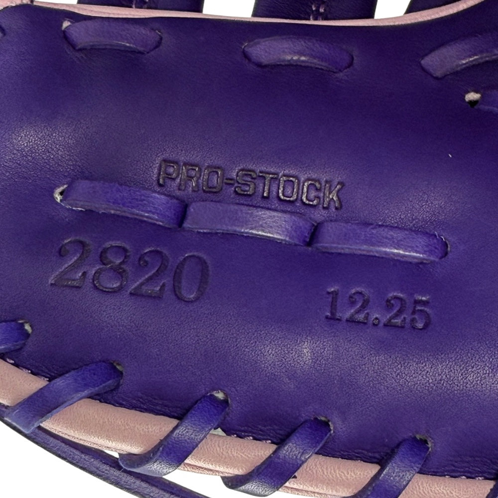 Wilson Custom A2000 2820 Lavender and Purple 12.25” Baseball First Base Mitt