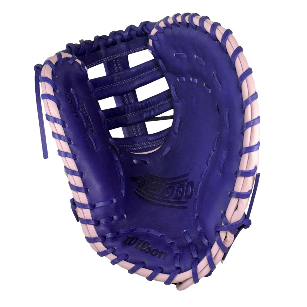 Wilson Custom A2000 2820 Lavender and Purple 12.25” Baseball First Base Mitt