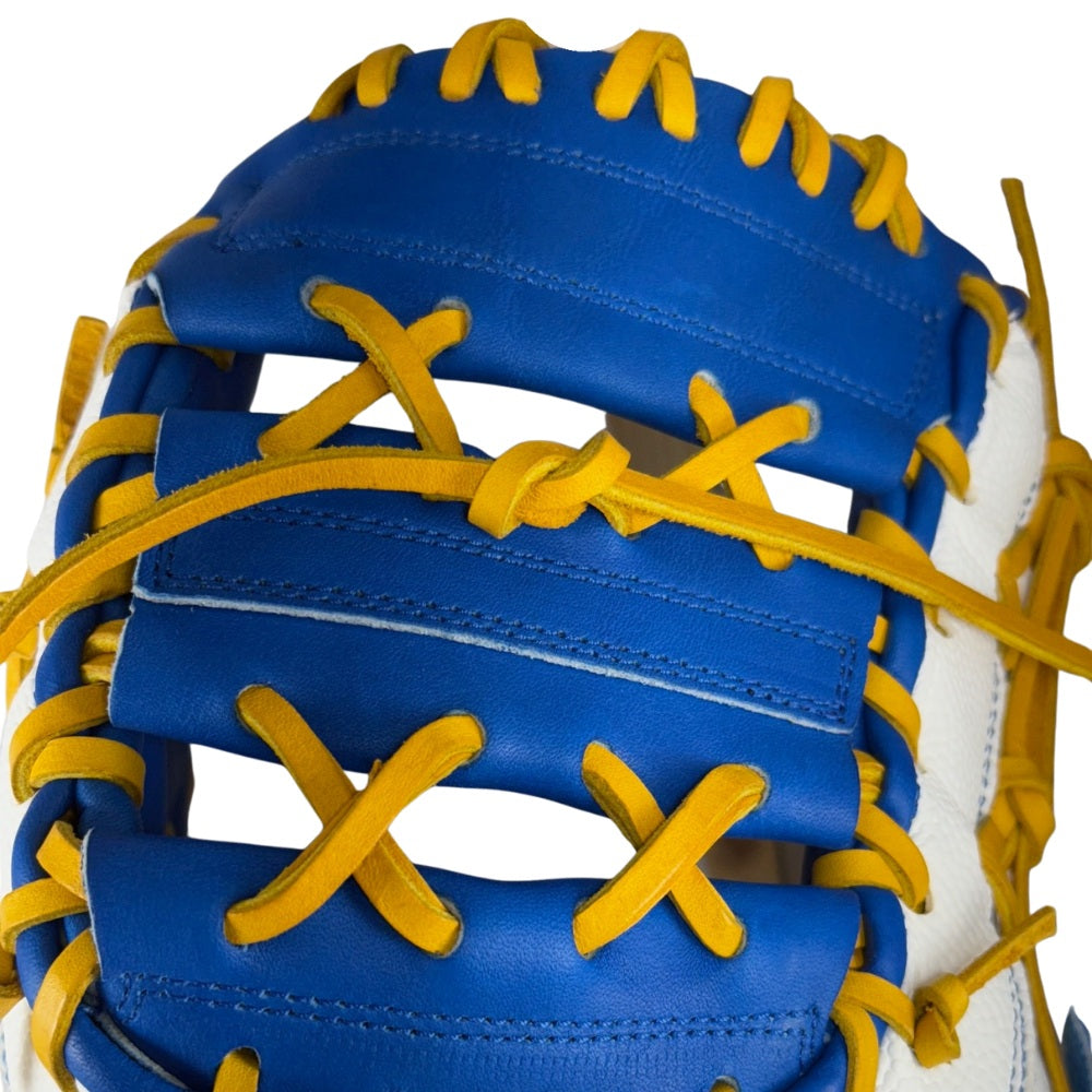 Wilson Custom A2000 1617 White and Royal 12.5” Baseball First Base Mitt