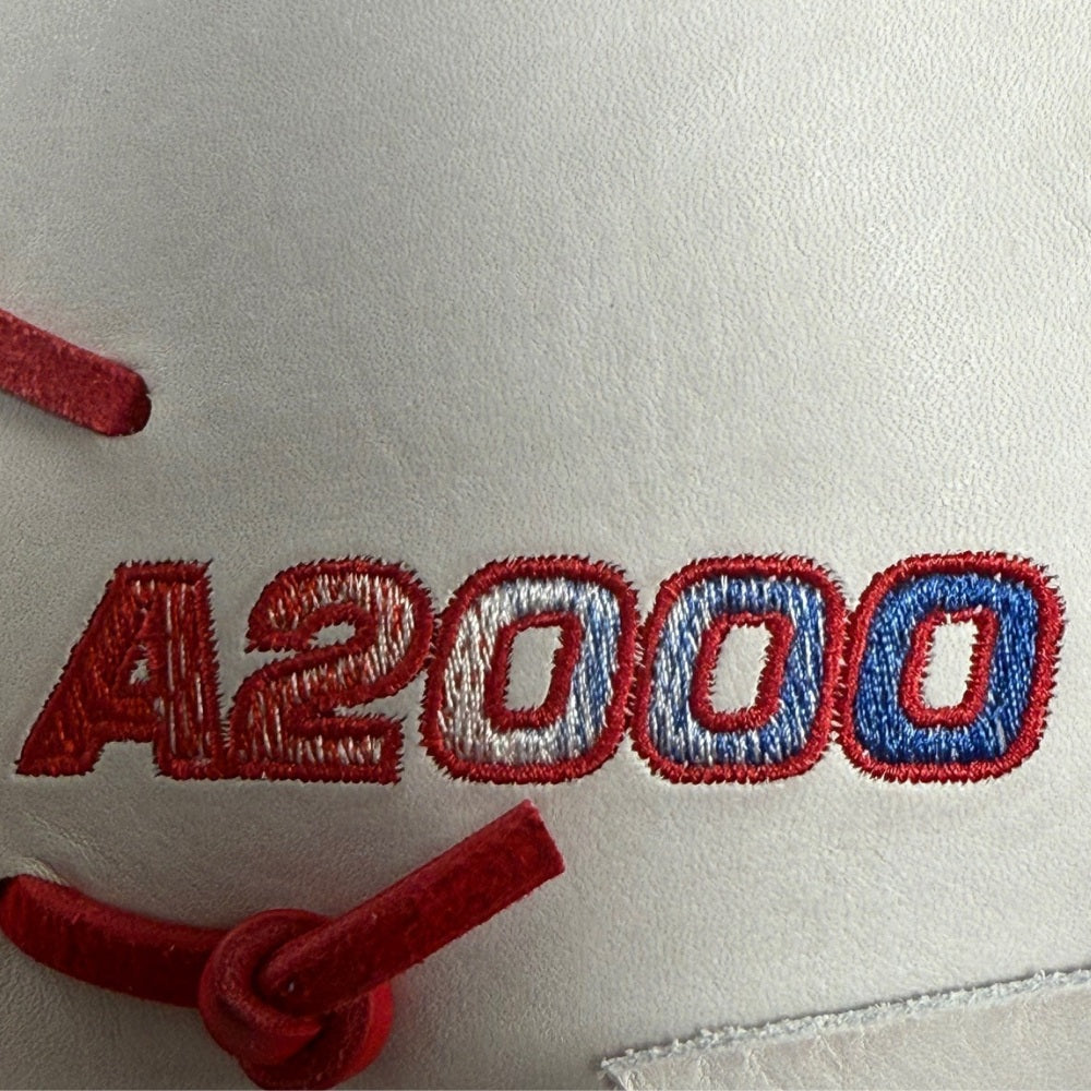 Wilson Custom A2000 1617 White, Navy, Red 12.5” Baseball First Base Mitt