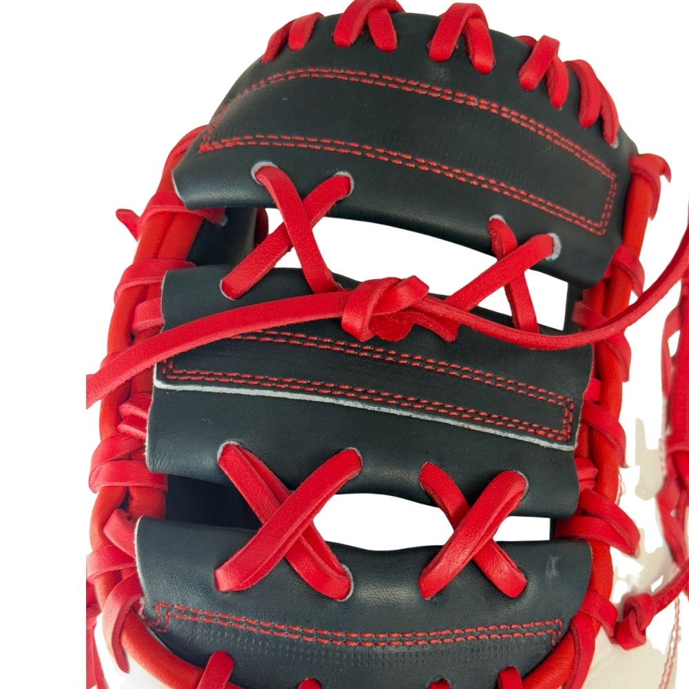 Wilson Custom A2000 1617 White, Navy, Red 12.5” Baseball First Base Mitt