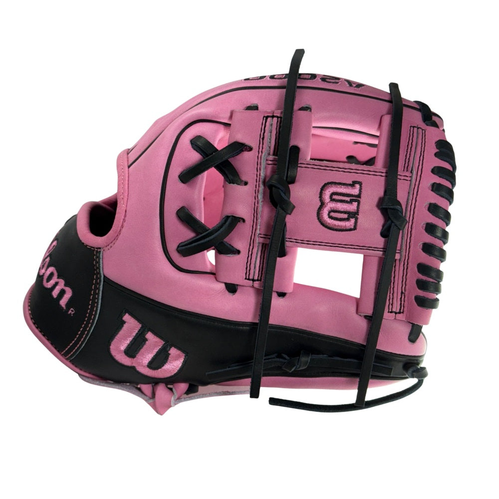 Wilson Custom A2000 1786 Pink and Black 11.5" Infield Glove