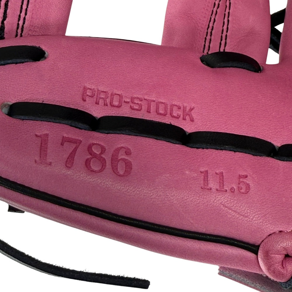 Wilson Custom A2000 1786 Pink and Black 11.5" Infield Glove