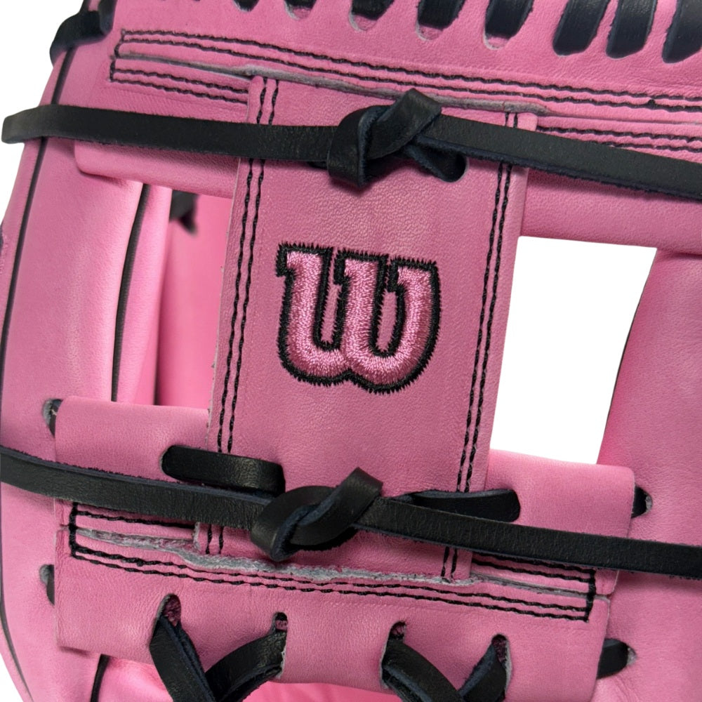 Wilson Custom A2000 1786 Pink and Black 11.5" Infield Glove