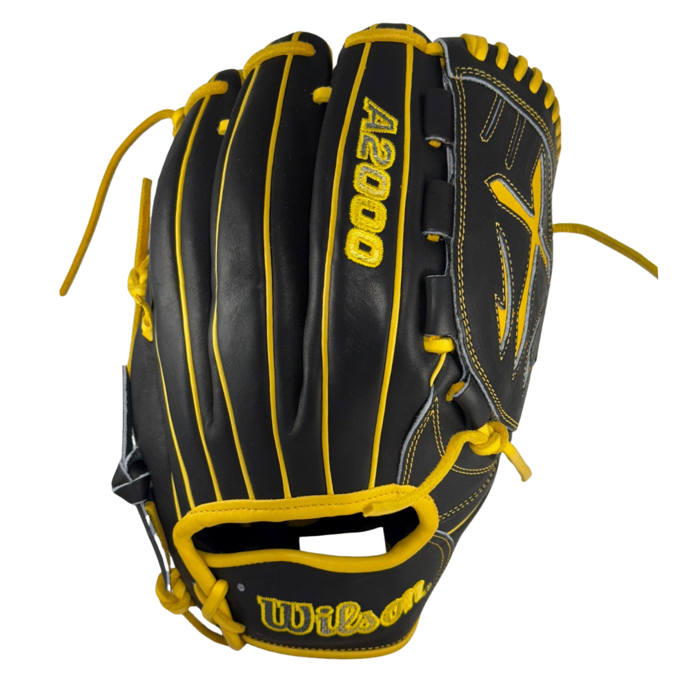 Wilson Custom A2000® B23 Black and Gold 12” Pitcher’s Baseball Glove