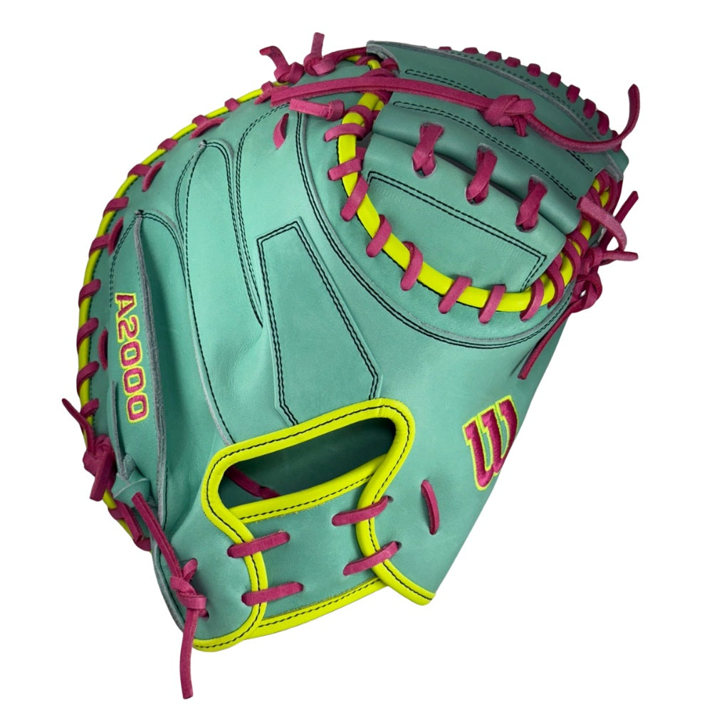 Wilson Custom A2000 Seafoam M1D 33.5” Baseball Catchers Mitt