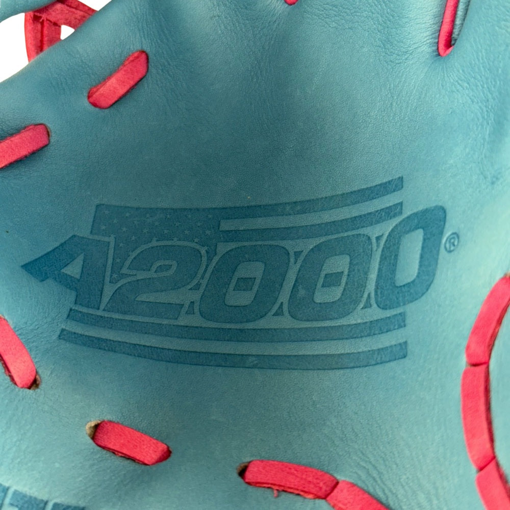 Wilson Custom A2000 1786 Victory Blue and Pink 11.5" Infield Glove