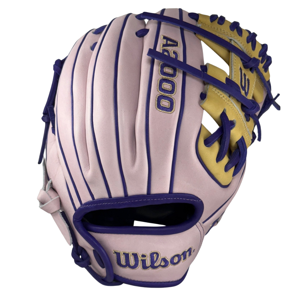 Wilson Custom A2000 PF11 Lavendar and Blonde 11" Infield Glove