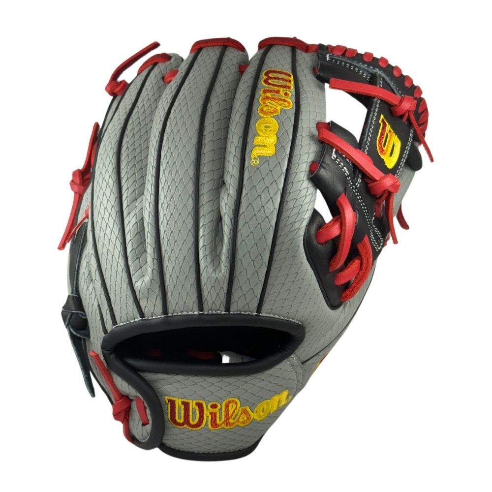 Wilson 2027 Custom A1000® DP15 Firebird 11.5” Infield Baseball Glove: WBG24601RT115