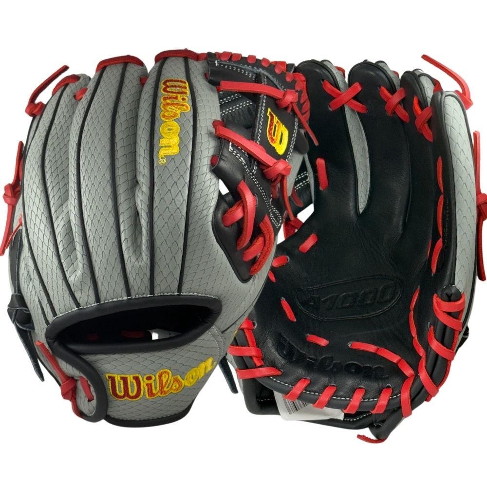 Wilson 2027 Custom A1000® DP15 Firebird 11.5” Infield Baseball Glove: WBG24601RT115