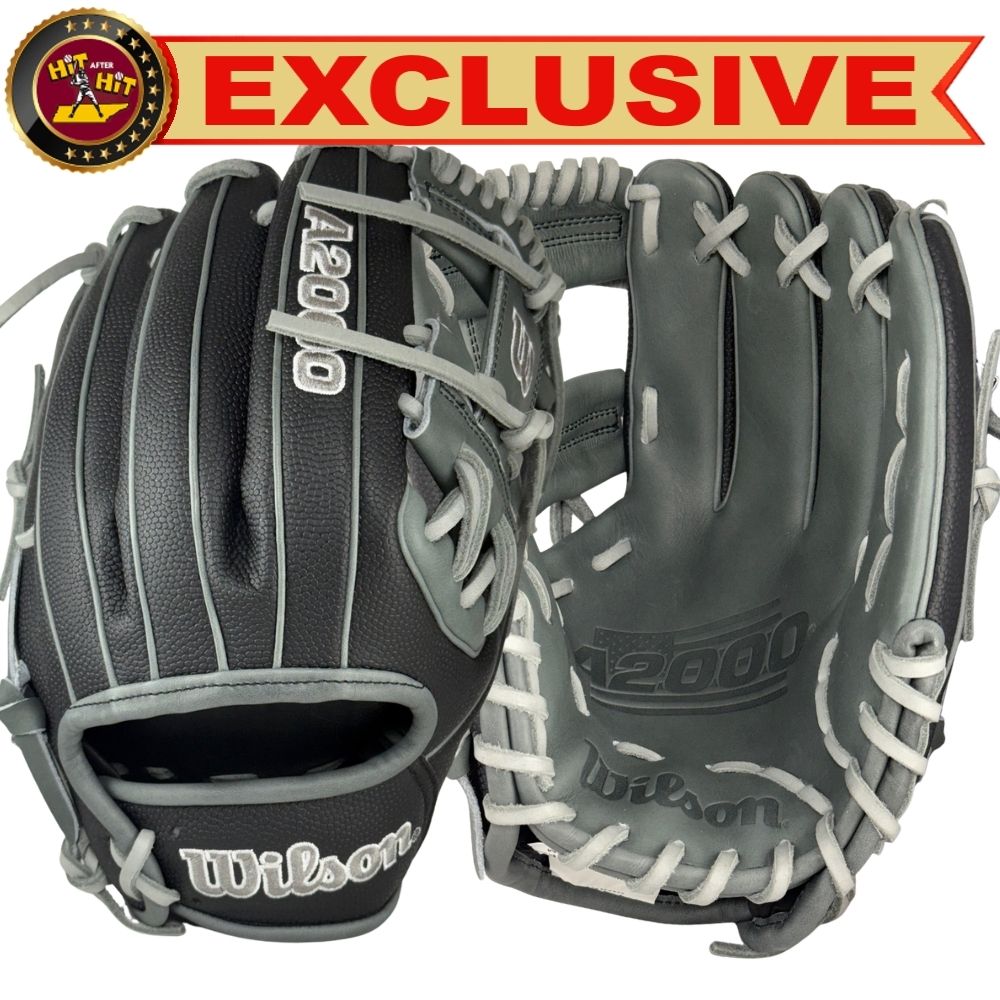 Wilson Custom Black and Coal A2000 1975 11.75" Infield Glove