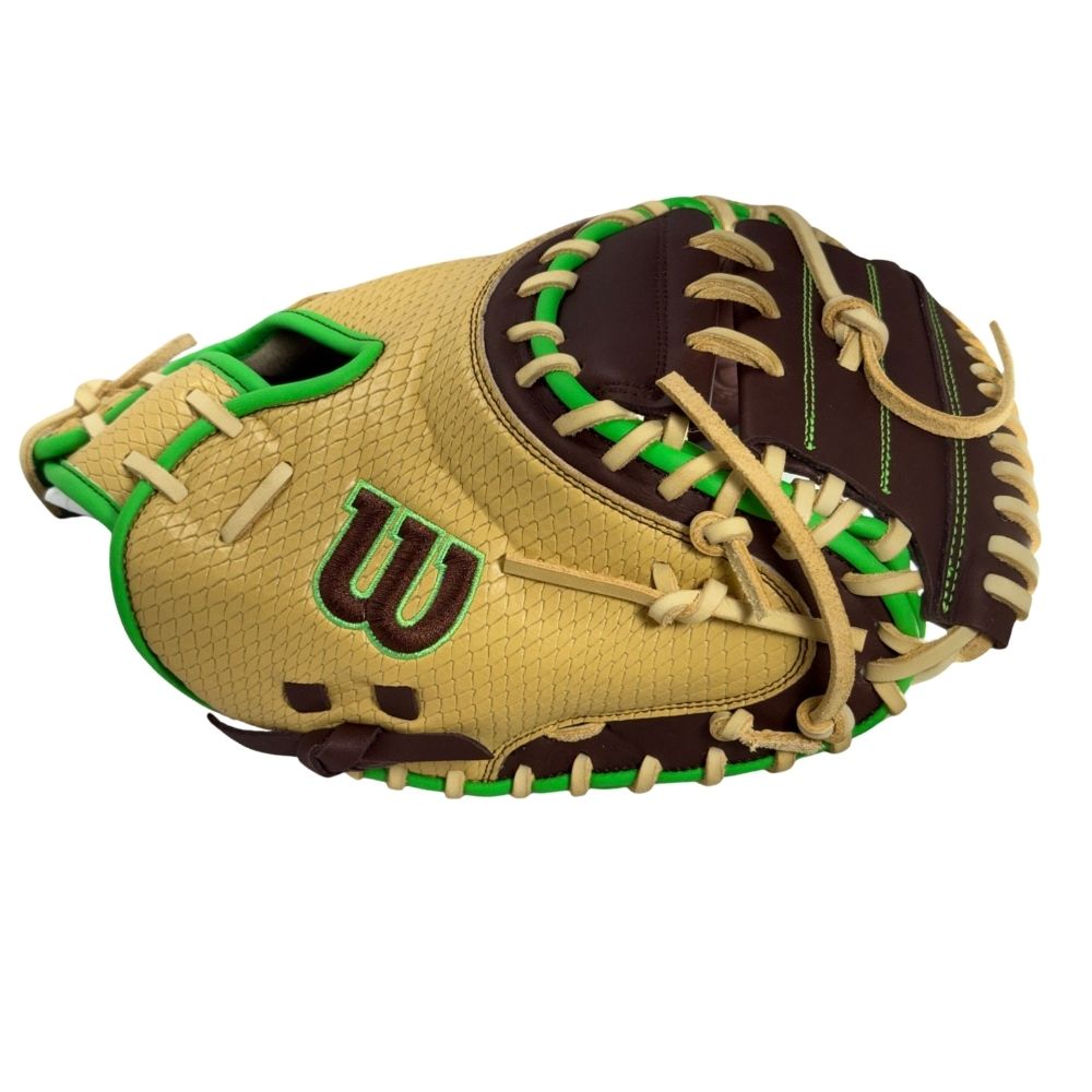 Wilson 2027 Custom A1000® CM33 Dubai 33” Baseball Catcher’s Mitt: WBG25101RT33
