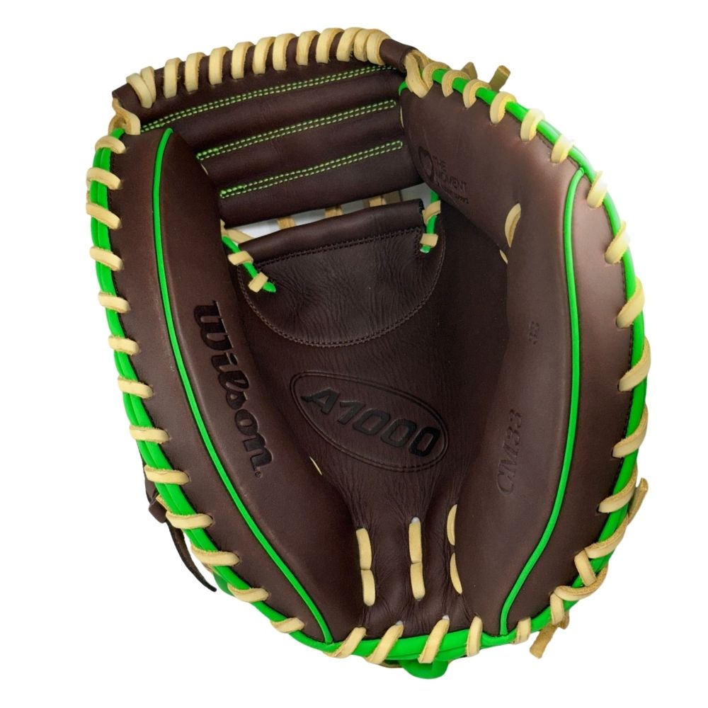 Wilson 2027 Custom A1000® CM33 Dubai 33” Baseball Catcher’s Mitt: WBG25101RT33