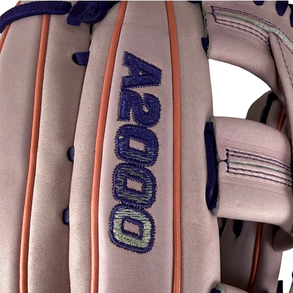 Wilson Custom A2000 Lavender, Pink, and Purple 1750 12.5” Outfield Baseball Glove