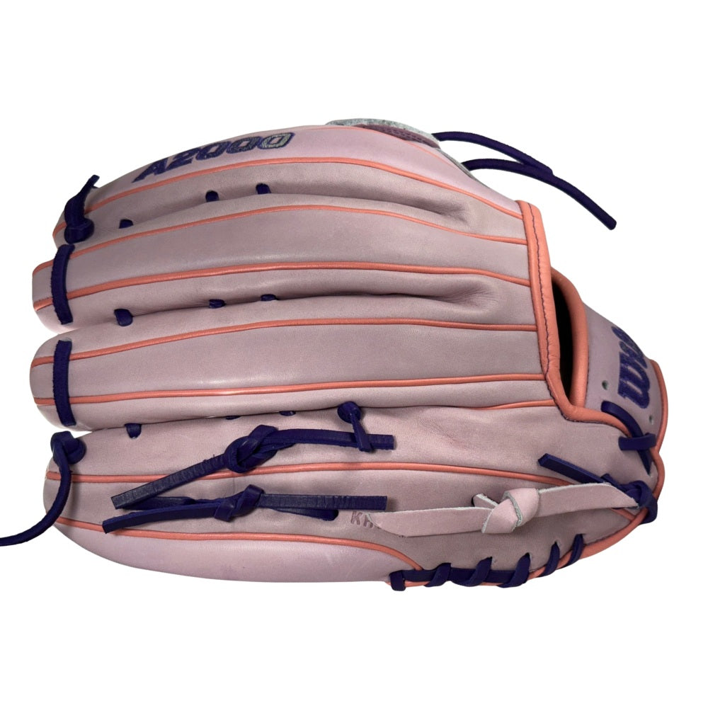 Wilson Custom A2000 Lavender, Pink, and Purple 1750 12.5” Outfield Baseball Glove