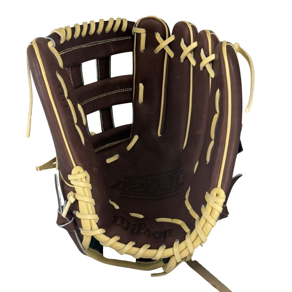 Wilson Custom A2000 1777 Dark Brown and Blonde 12.75" Outfield Glove