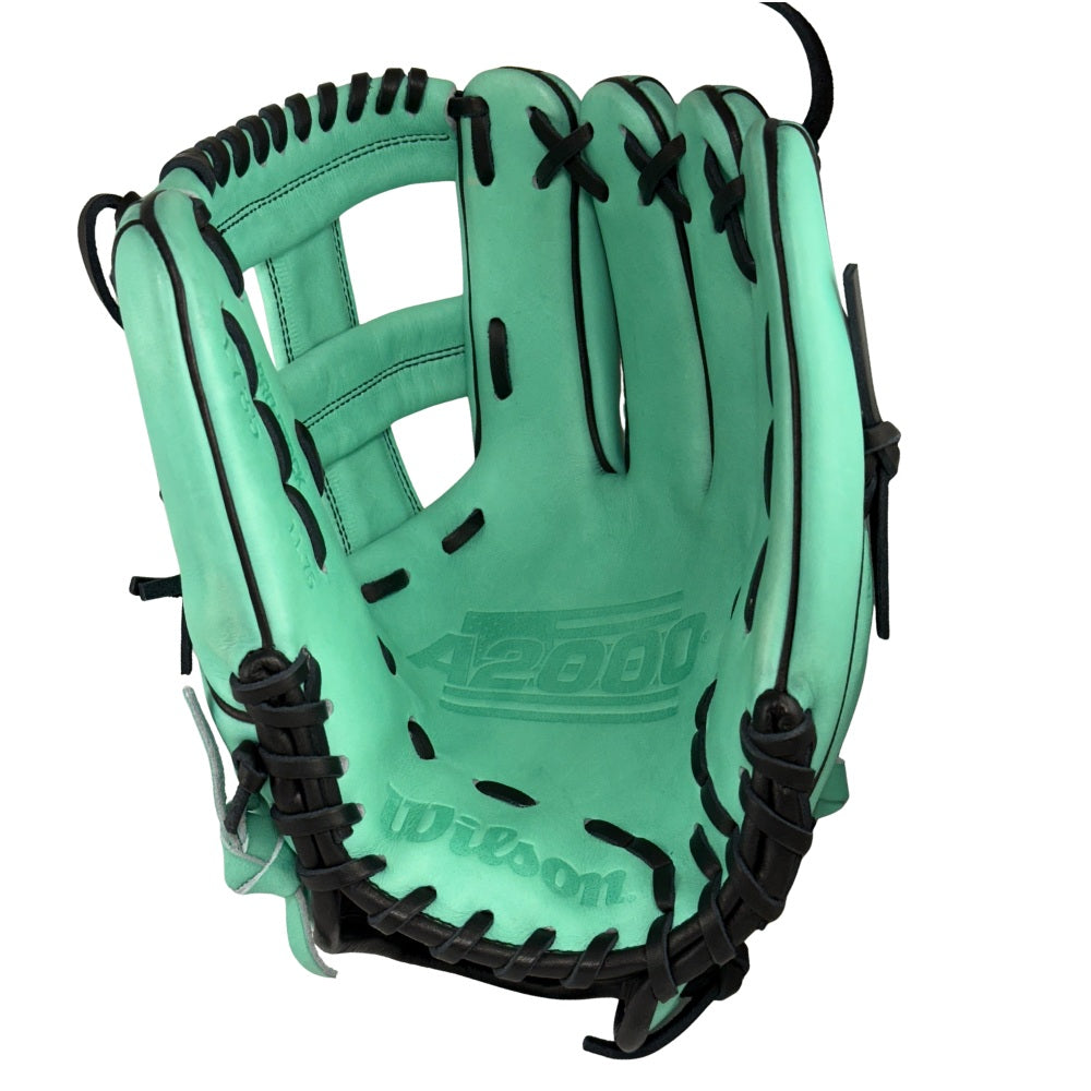 Wilson Custom A2000® 1785 Seafoam and Black  11.75” Infield Baseball Glove