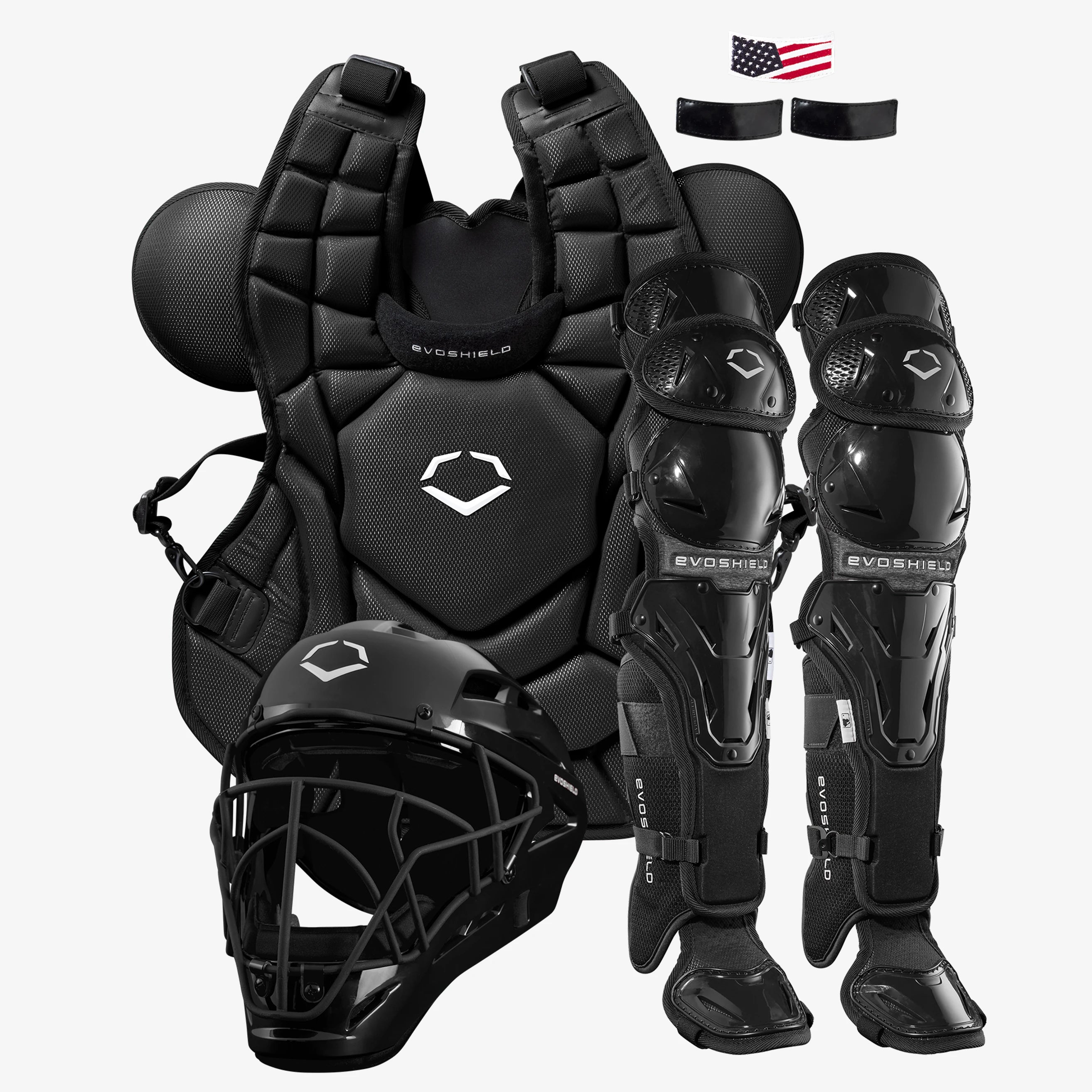 EvoShield G2S Black Baseball Catcher's Gear Kit: WB5744401