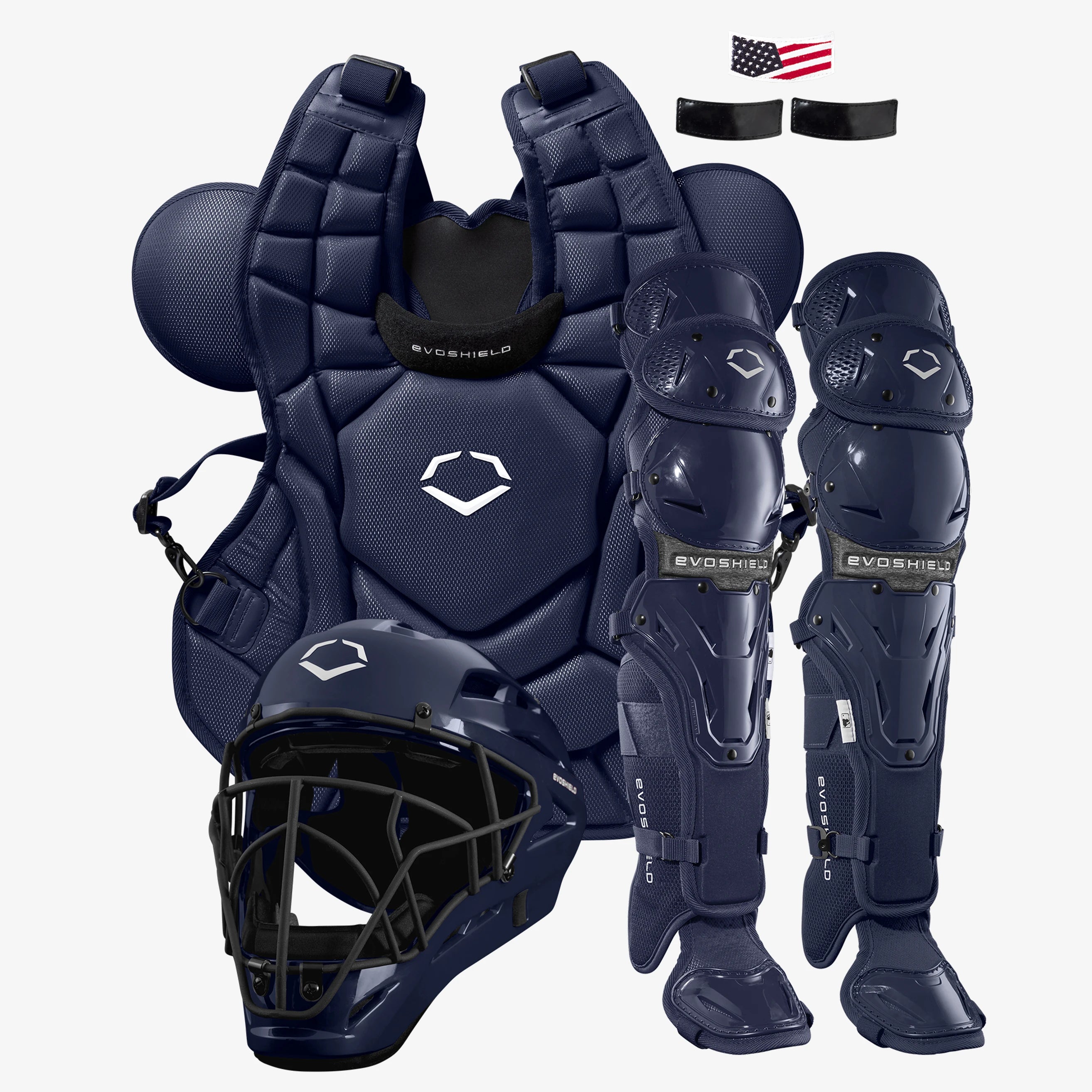 EvoShield G2S Navy Baseball Catcher's Gear Kit: WB5744403