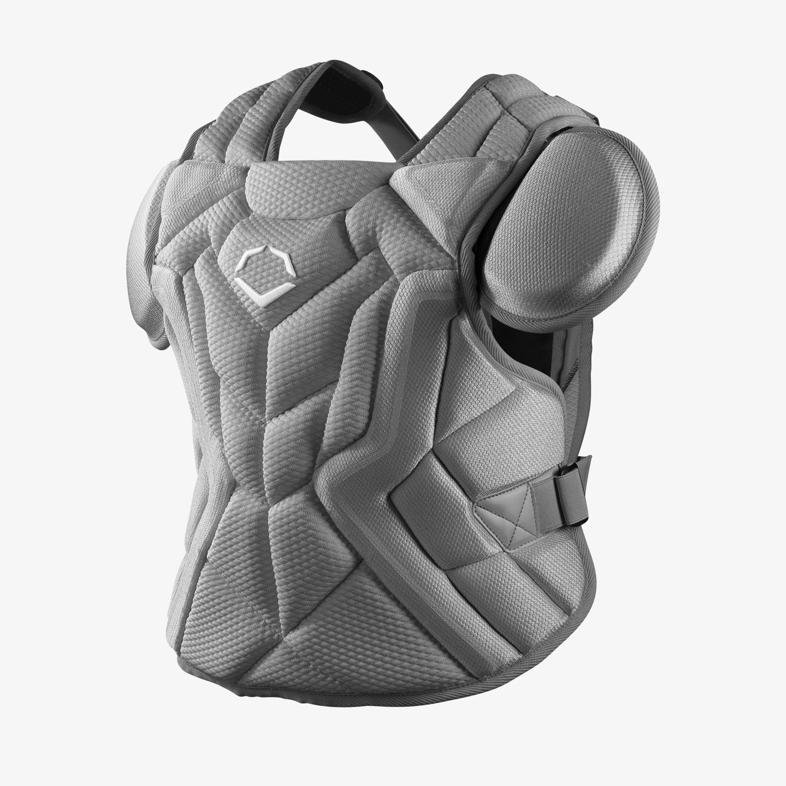 Pro-SRZ™ 2.0 Baseball Catcher’s Adult Gray Chest Protector: WB5762502AD