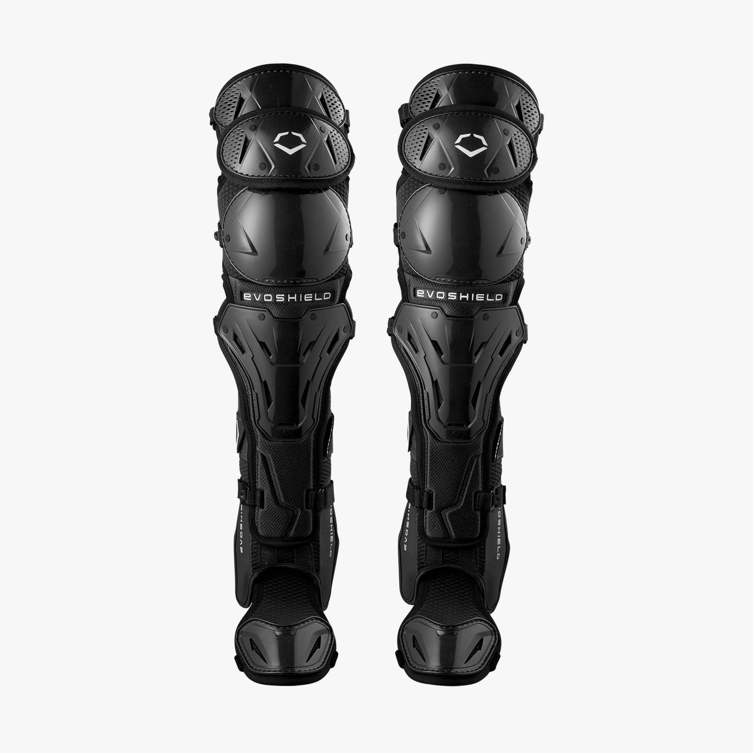 EvoShield Pro-SRZ™ 2.0 Baseball Intermediate Black Catcher’s Leg Guards: WB5763001INT