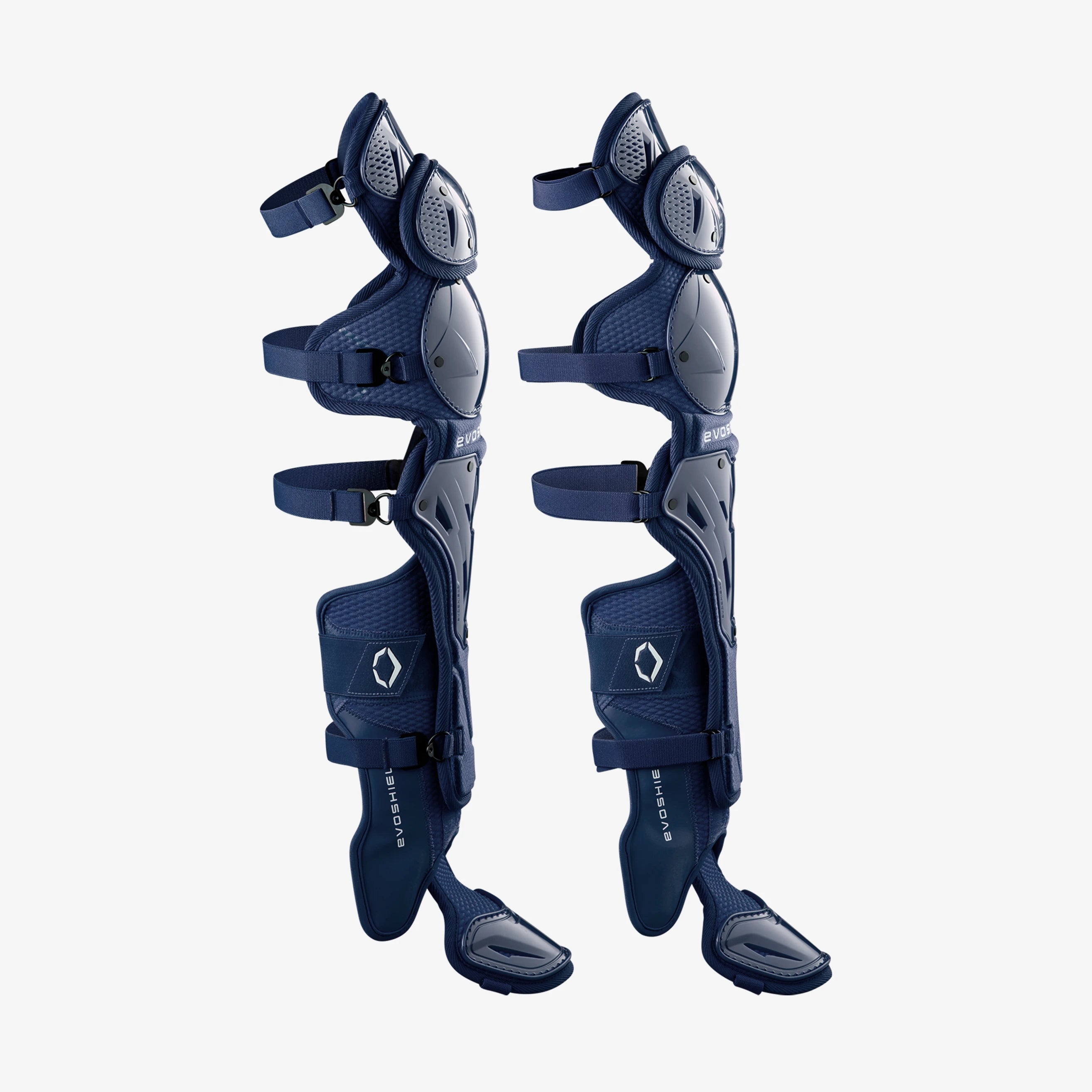 EvoShield Pro-SRZ™ 2.0 Baseball Intermediate Navy Catcher’s Leg Guards: WB5763003 INT