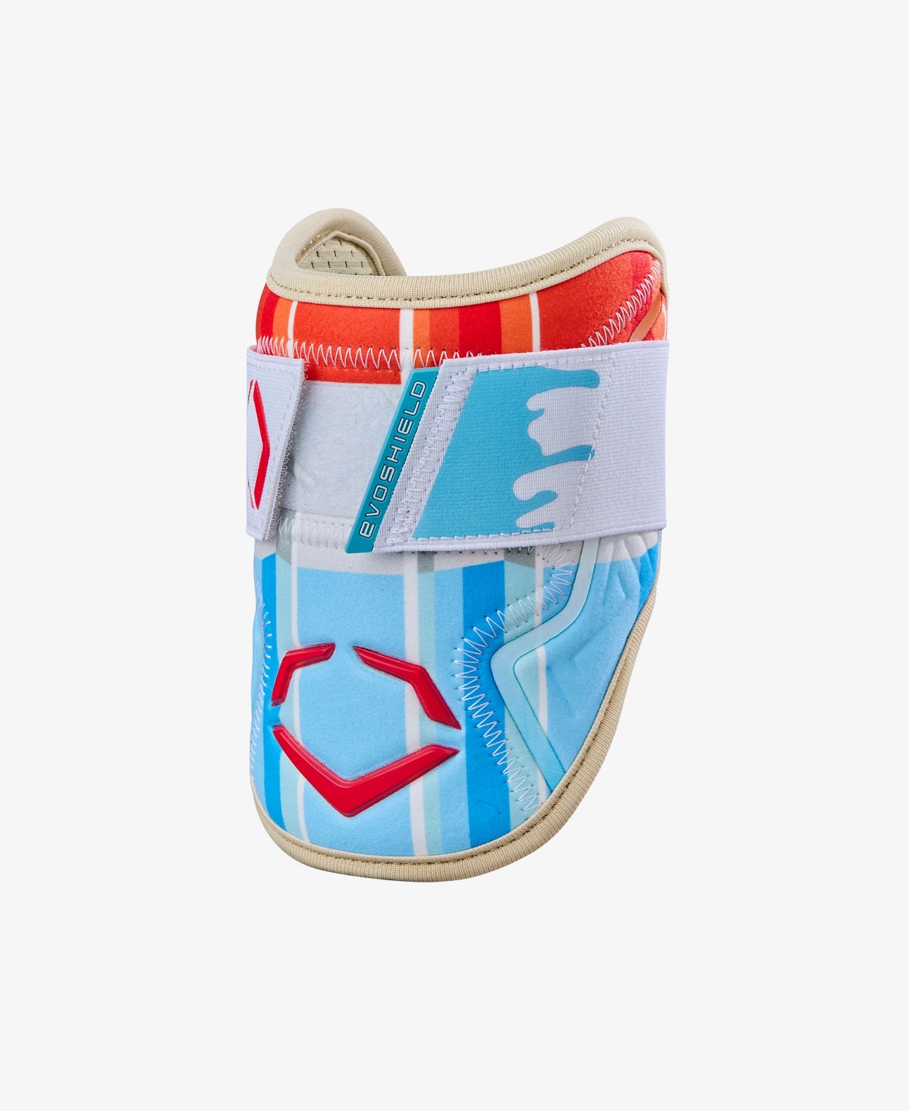Evoshield X-SRZ™ Red, White, and Ice Batter’s Elbow Guard: WB5767501