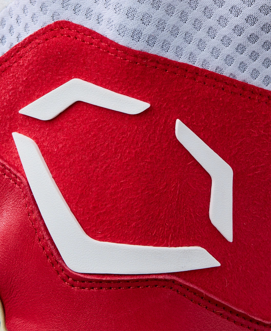 EvoShield Adult X-SRZ™ Red, White & Ice Carbyne Batting Gloves With Strap: WB5777901