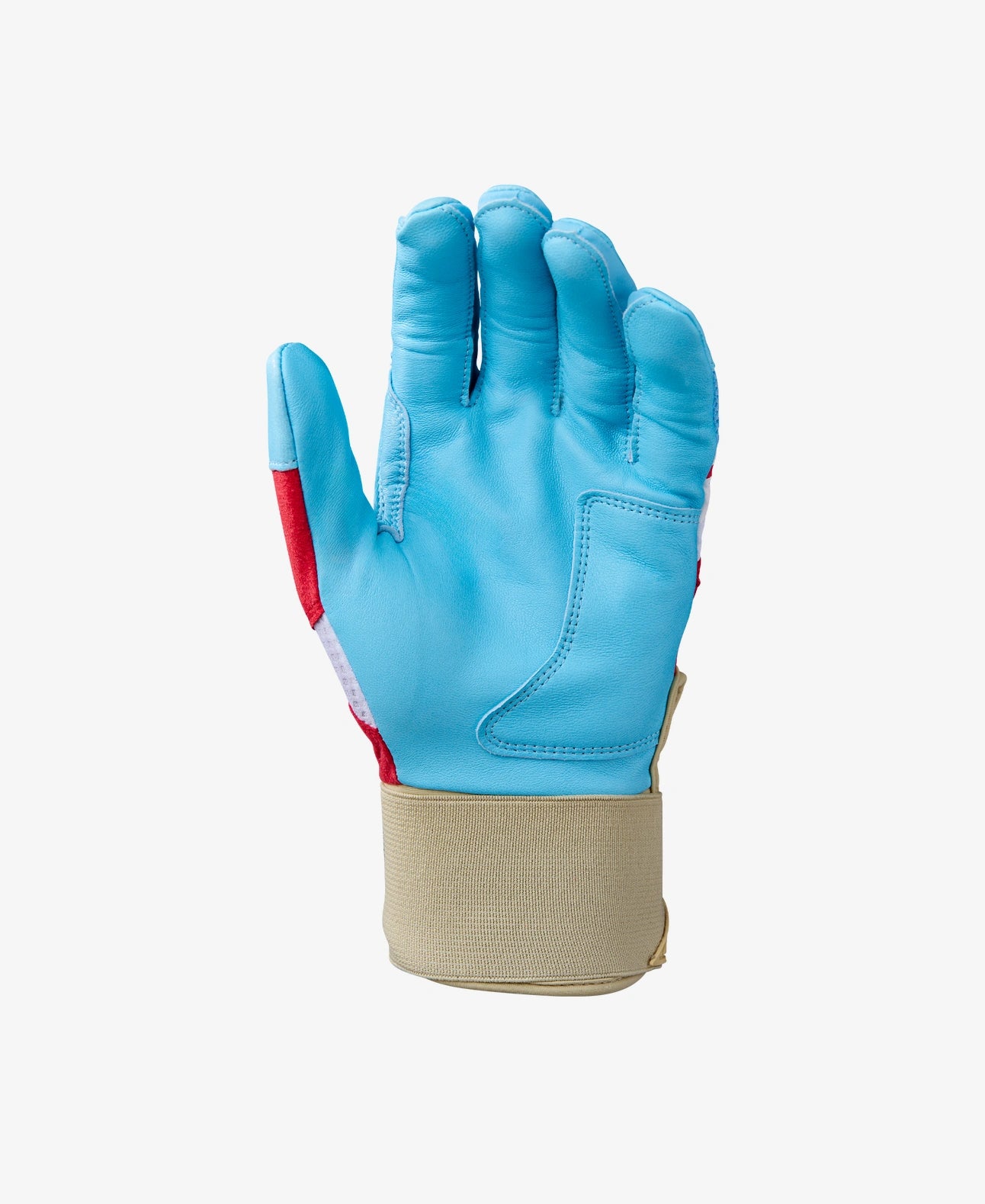 EvoShield Adult X-SRZ™ Red, White & Ice Carbyne Batting Gloves With Strap: WB5777901