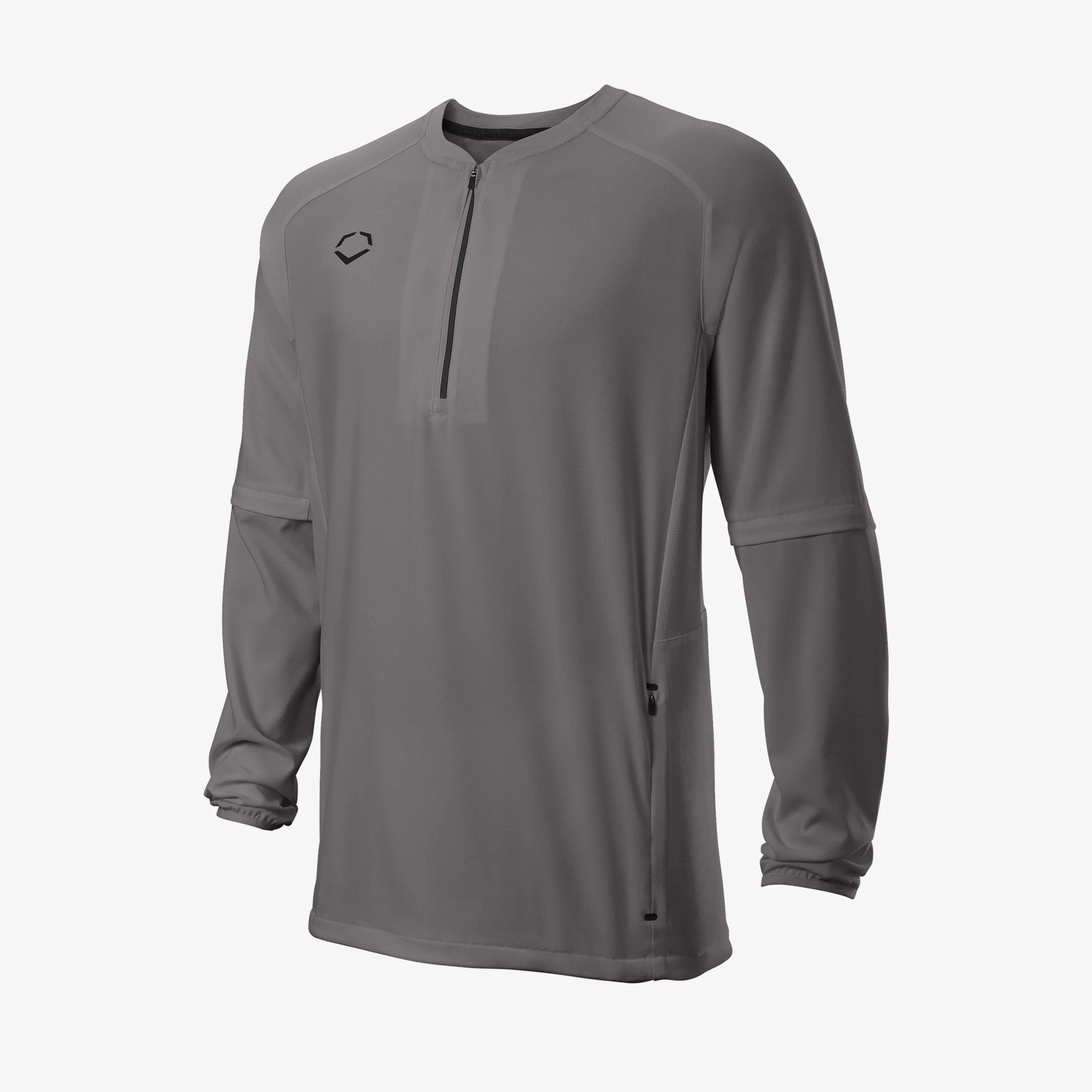 Evoshield Men's Charcoal Long Sleeve BP Jacket: WB6002202