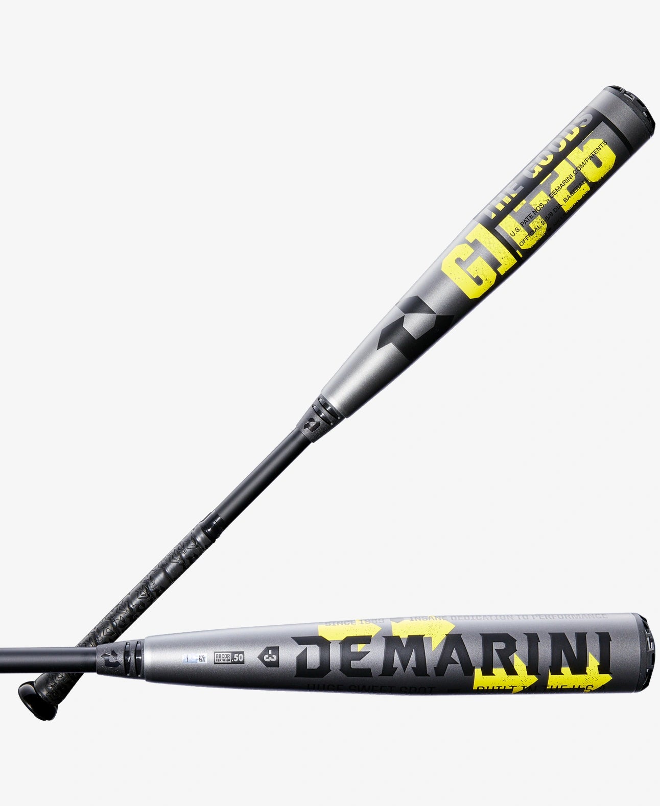2026 DeMarini The Goods™ Gunmetal (-3) BBCOR Baseball Bat: WBD2650010