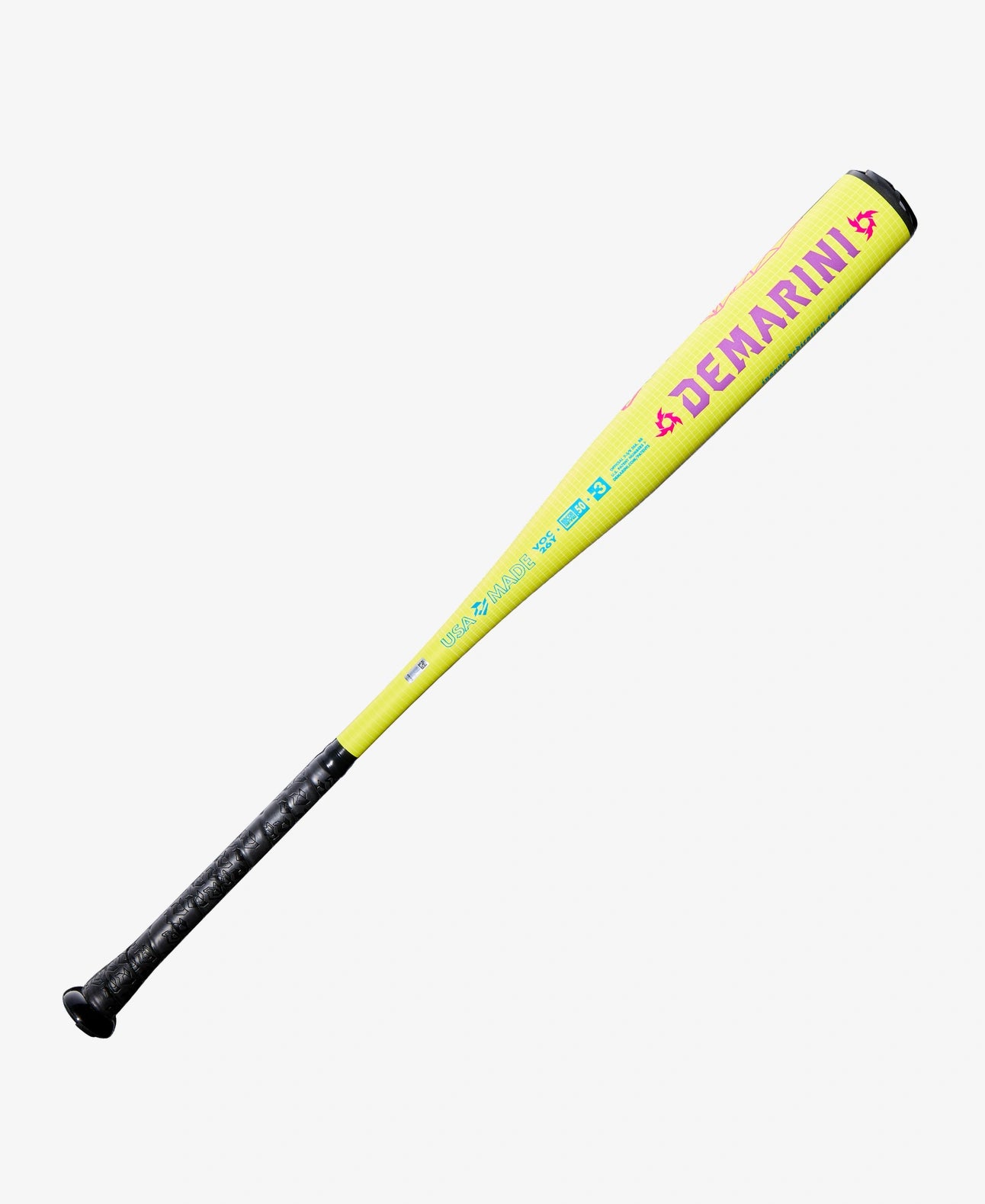 2026 DeMarini Voodoo® One Solar Yellow (-3) BBCOR Baseball Bat: WBD2651010