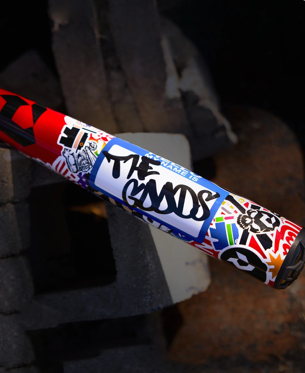 2026 DeMarini The Goods Sticker Bomb BBCOR Baseball Bat: WBD2653010