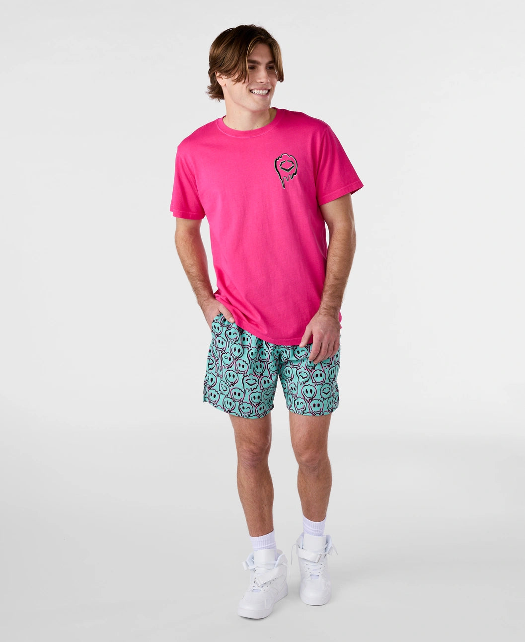 Evoshield Men's Happy Melt Seafoam Woven Shorts