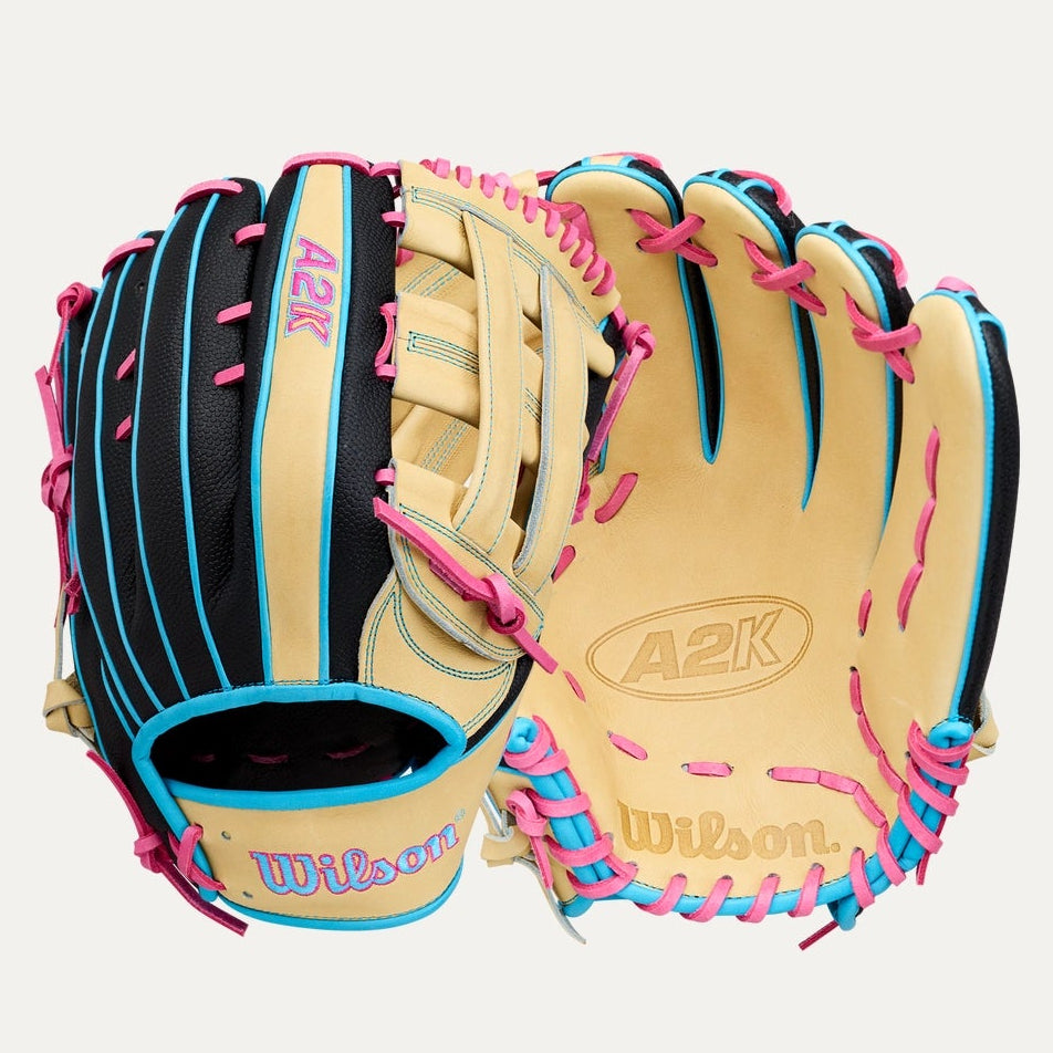 Wilson 2027 A2K® 1777 12.75” Outfield Baseball Glove: WBG0010301RT1275
