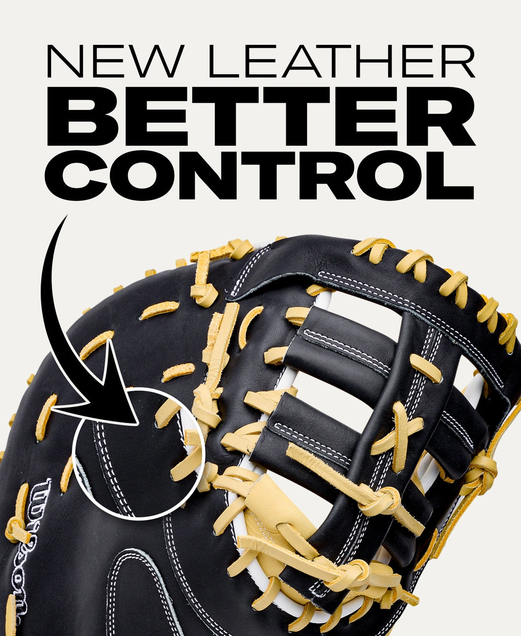 2027 Wilson A1000® PF1612 12” Baseball First Base Mitt: WBG03101RT12