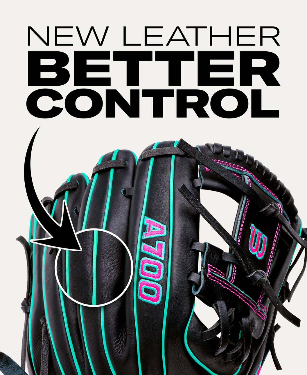 2027 Wilson A700® 11.25” Infield Baseball Glove: WBG04301RT1125