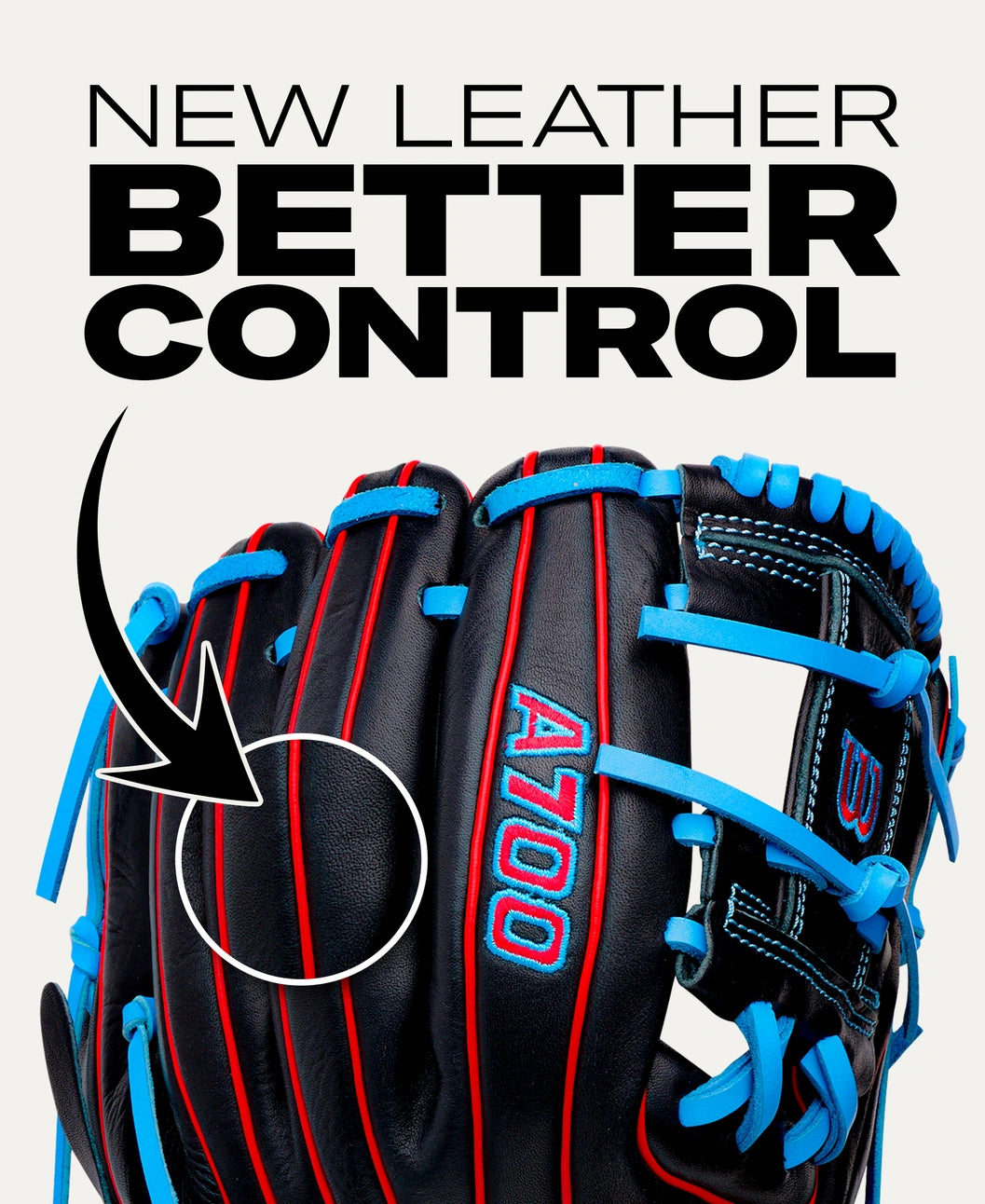 2027 Wilson A700® 11.5” Infield Baseball Glove: WBG04401RT115